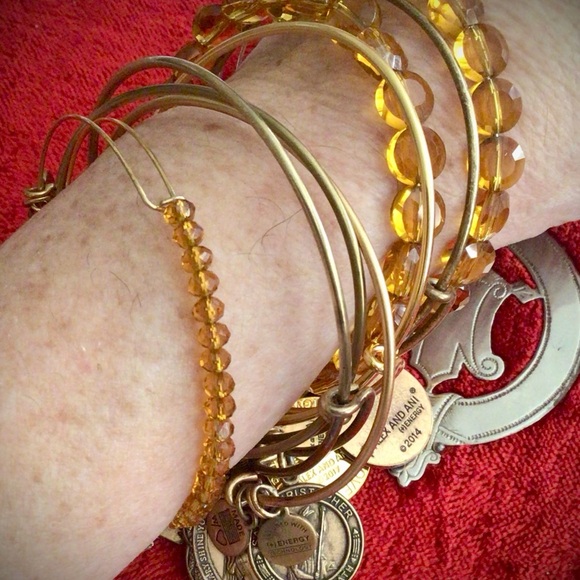 Alex and Ani Holy Mother bangle stack! - Picture 5 of 11